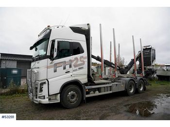 Camion trasporto legname VOLVO FH650 6x4 Timber Truck with Crane and Trailer