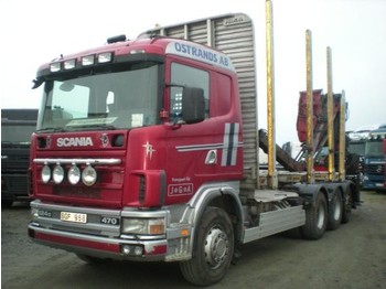 Scania 124 8X4 - Rimorchio forestale