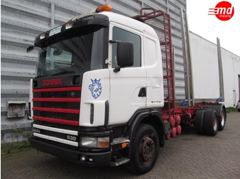 Scania 144.530 6X4 MANUEL FULL STEEL TIMBER TRUCK - Rimorchio forestale