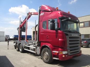 Scania R480 6x4,Penz Kabinenkran,Retarder - Rimorchio forestale