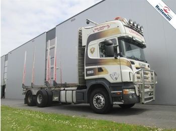 Scania R580 V8 6X4 MANUAL TOPLINE EURO 3  - Rimorchio forestale