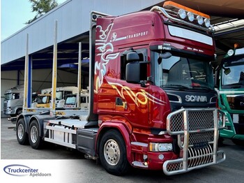 Rimorchio forestale Scania R730 V8 Euro 6, 6x4, Retarder, Topline, Craneframe, Bullbar, Truckcenter Apeldoorn: foto 1