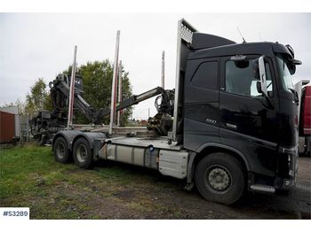 Rimorchio forestale VOLVO FH16 550 6x4 Timber Truck with Crane and Trailer: foto 1