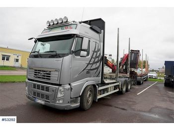 Rimorchio forestale VOLVO FH16 Timber Truck with Crane and Trailer: foto 1