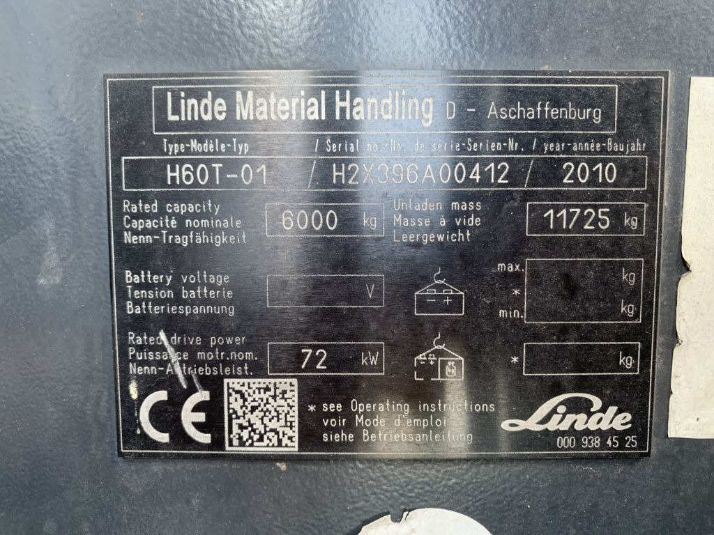 Leasing di  Linde H60T-01 Linde H60T-01: foto 4
