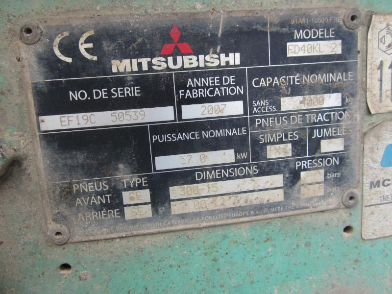 Carrello elevatore diesel Mitsubishi FD40KL: foto 6