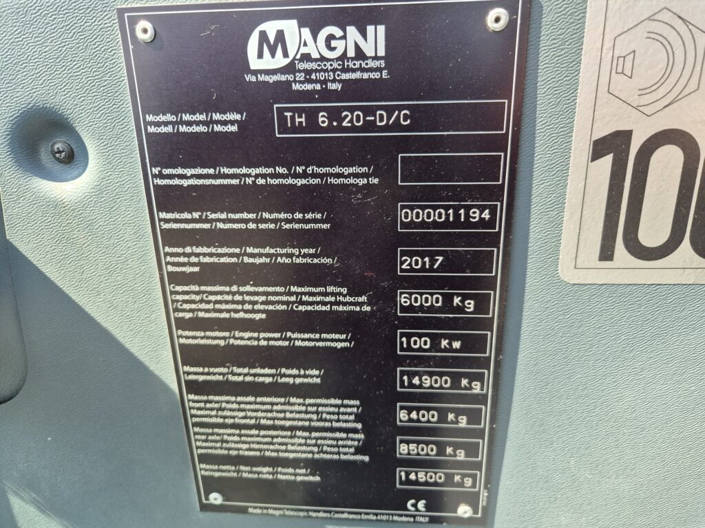 Sollevatore telescopico MAGNI TH 6.20