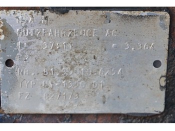 Asse posteriore MAN MAN HY-1350-01 37/11