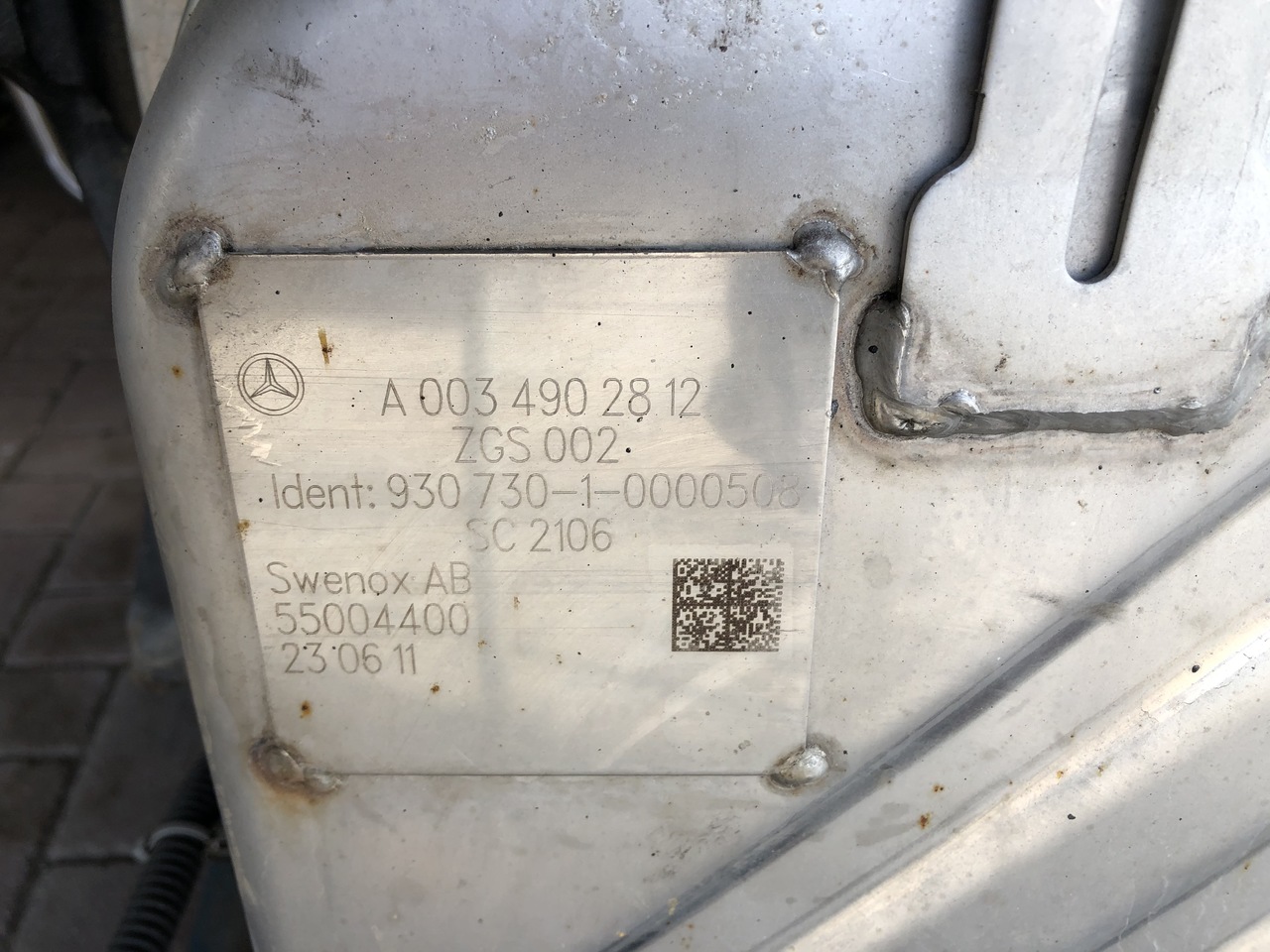 Collettore di scarico per Camion EXHAUST AFTERTREATMENT EURO6-EURO5 MERCEDES ACTROS MP4: foto 3