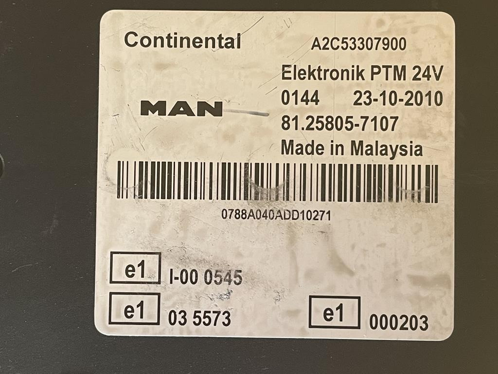 ECU per Camion MAN PTM 81.25805-7107: foto 3