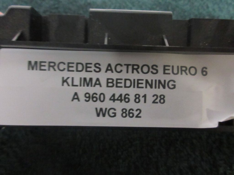 Sistema elettrico per Camion Mercedes-Benz ACTROS A 960 446 81 28 KLIMA BEDIENING EURO 6: foto 3