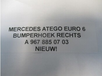 Cabina e interni per Camion Mercedes-Benz ATEGO A 967 885 07 03 BUMPERHOEK RECHTS EURO 6: foto 2