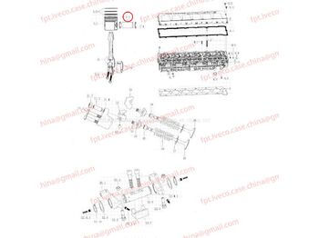 Pistoni/ anelli/ boccole MAN D2066 Piston pin 02502-0120