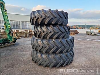  Set of Tyres and Rims to suit Valtra Tractor - Pneumatico