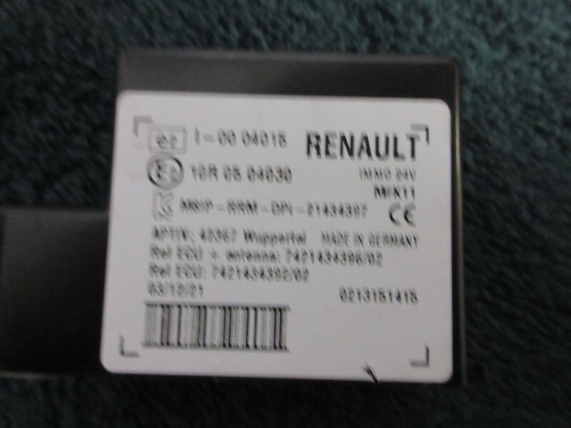 Sistema elettrico per Camion Renault 7421434392 REGELEENHEID D 210 EURO 6: foto 2