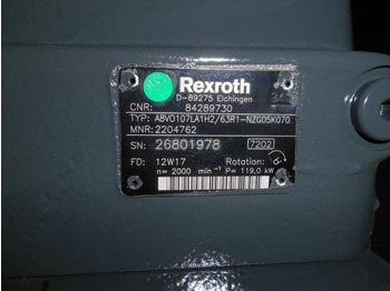 Pompa idraulica per Macchina da cantiere Rexroth A8VO107LA1H2/63R1-NZG05K070 -: foto 5