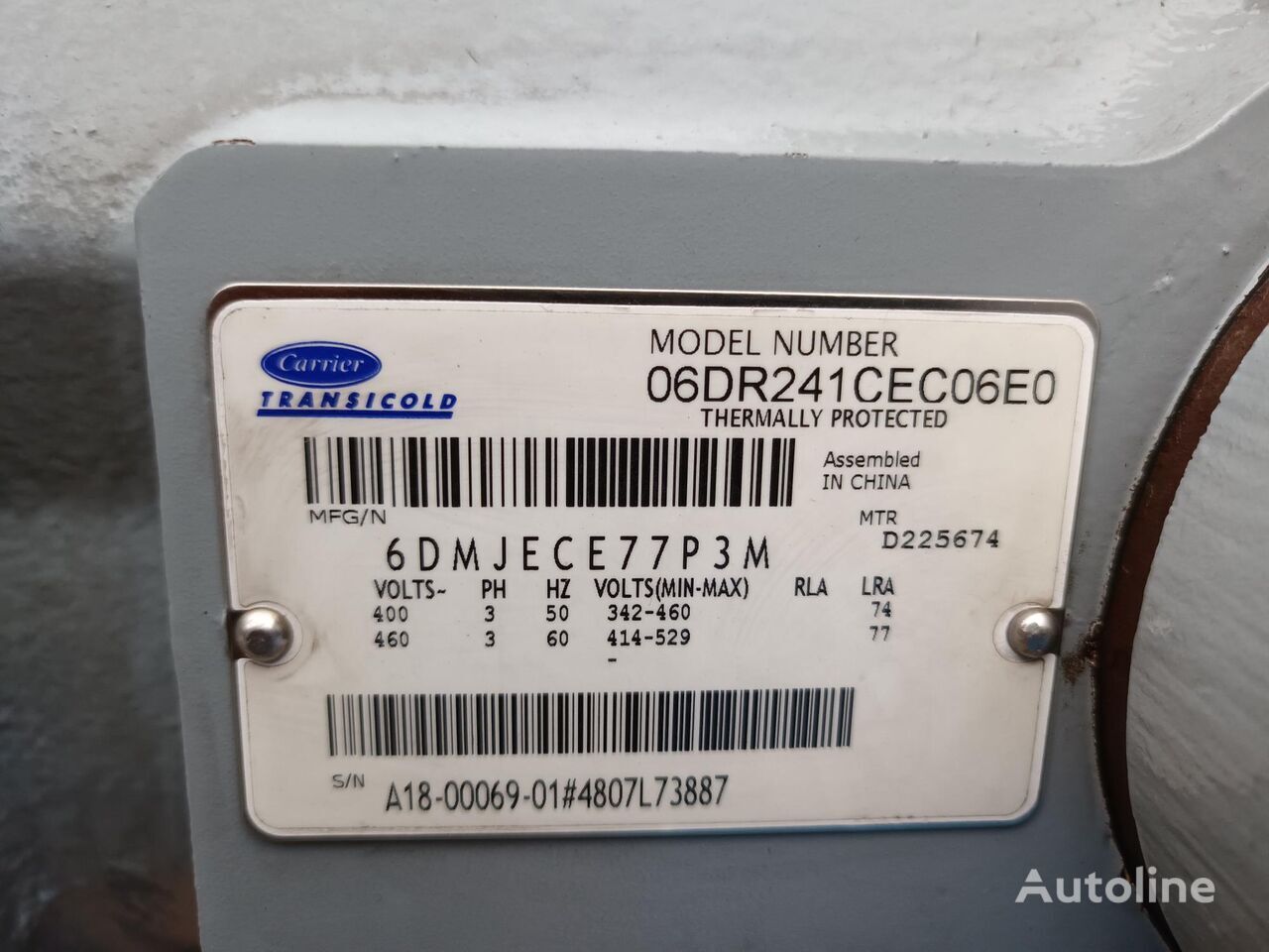 Compressore per Camion SUPRA 850 MT MULTITEMPERATURA (18-00069-01): foto 3