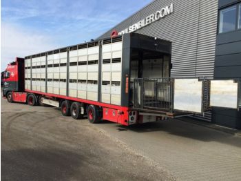 Rimorchio trasporto bestiame Fliegl 3 stock: foto 1