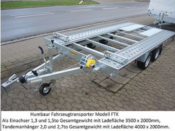 Rimorchio trasporto automezzi nuovo Humbaur - FTK274020 Fahrzeugtransporter Autotransporter: foto 1