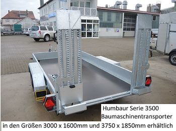 Rimorchio nuovo Humbaur - HS253718 Baumaschinentransporter mit Auffahrbohlen: foto 1