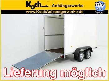 Rimorchio per auto per il trasporto di mezzi pesanti nuovo Koffer 157x305cm Höhe:194cm 2,0t  Auffahrklappe: foto 1