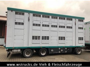 Rimorchio trasporto bestiame Menke 3 Stock Ausahrbares Dach Vollalu Typ 2: foto 1