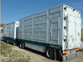 Rimorchio trasporto bestiame Pezzaioli RBA 22 - 4-Stock: foto 1