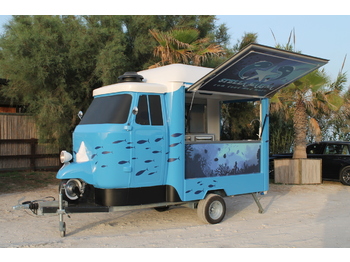 Rimorchio autonegozio Ape Pescheria Vendita Ambulante