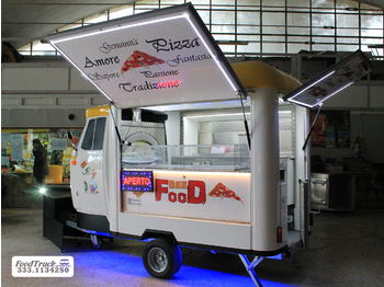 Rimorchio autonegozio Ape Piaggio Riproduzione Pizzeria