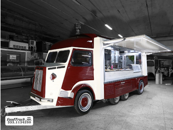 Rimorchio autonegozio Riproduzione 6mt Citroen Pizzeria