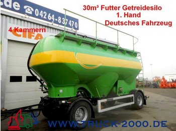 Feldbinder HEUT 30m³ Futter-Getreide-Silo 4 Kammern 1.Hand - Rimorchio cisterna