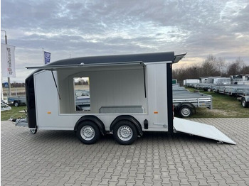 Debon C800 furgon van trailer 3000 KG GVW car transporter Cheval Liber - Rimorchio furgonato
