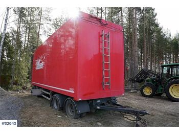 TYLLIS 4PVH Wood Chip Combi trailer with hydraulics - Rimorchio furgonato