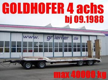 Goldhofer TU4 2 x 2 31/80 BLATT / HYDR. RAMPEN 40 TO. max - Rimorchio pianale ribassato