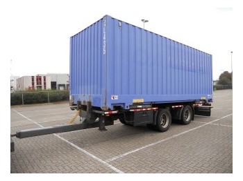 GS Meppel BDF met bak! incl. Container - Rimorchio portacontainer/ Caisse interchangeable