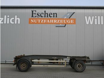 Rimorchio portacontainer/ caisse interchangeable Hüffermann Schlitten, Luft, BPW