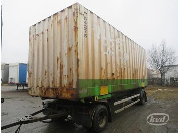 Kel-Berg G 2-axlar Växelflaksläp (container) - Rimorchio portacontainer/ Caisse interchangeable