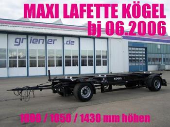 Kögel AWE 18 LAFETTE MAXI 1000 / 1430 mm höhe - Rimorchio portacontainer/ Caisse interchangeable