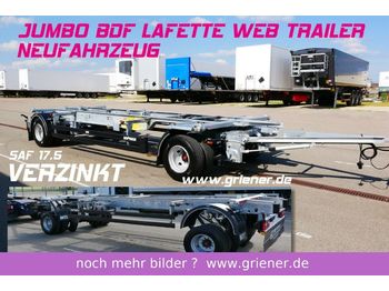 Web-Trailer JUMBO / MAXI BDF 7,15/7,45 LAFETTE 960 mm höhe  - Rimorchio portacontainer/ Caisse interchangeable