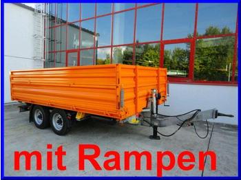 Humbaur Tandem 3- Seiten Kipper mit Rampen - Rimorchio ribaltabile
