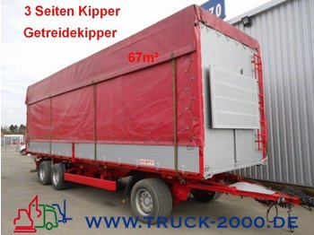 Kempf 3-Seiten Getreidekipper 67m³   9.80m Aufbaulänge - Rimorchio ribaltabile