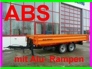 Müller-Mitteltal Tandemkipper mit Alu  Rampen - Rimorchio ribaltabile