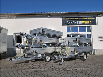  Wm Meyer - HLNK 1523/141 1500kg Metallboden Aluwände - Rimorchio ribaltabile