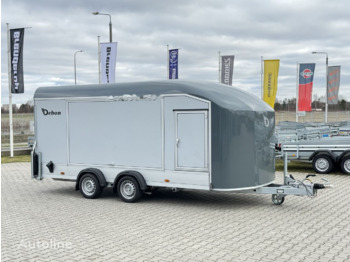 Debon C1000 van cargo 3500 kg 5m closed trailer for 1 car doors - Rimorchio trasporto automezzi