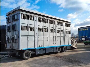 KABA  3 Stock ausfahrbares Dach  - Rimorchio trasporto bestiame