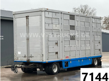 Ka-Ba 4.Stock Anhänger Aggregat, Tränke, Hubdach  - Rimorchio trasporto bestiame
