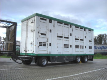 MENKE-JANZEN TFA 24 / 3 Stock / 3 Achsen  - Rimorchio trasporto bestiame