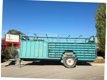 Masson B 6000 Pose à terre - Rimorchio trasporto bestiame