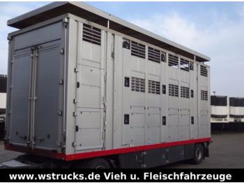 Menke 3 Stock Ausahrbares Dach Vollalu  - Rimorchio trasporto bestiame
