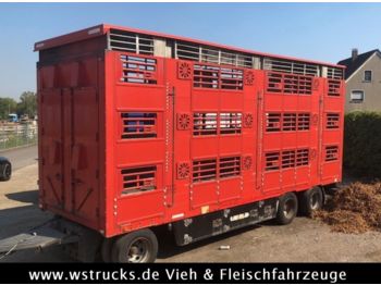 Pezzaioli RBA 32  3 Stock , Hubdach  - Rimorchio trasporto bestiame
